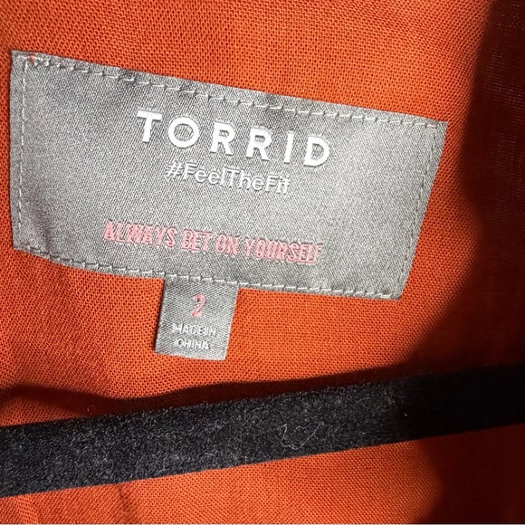 Torrid Double Gauze Folded Utility Jacket 2X - Picture 6 of 9